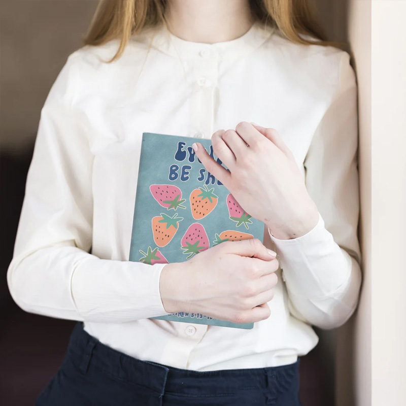 Personalized Bible Floral Leather Notebook with Name Birthday Religious Gift for Family Friends Christian