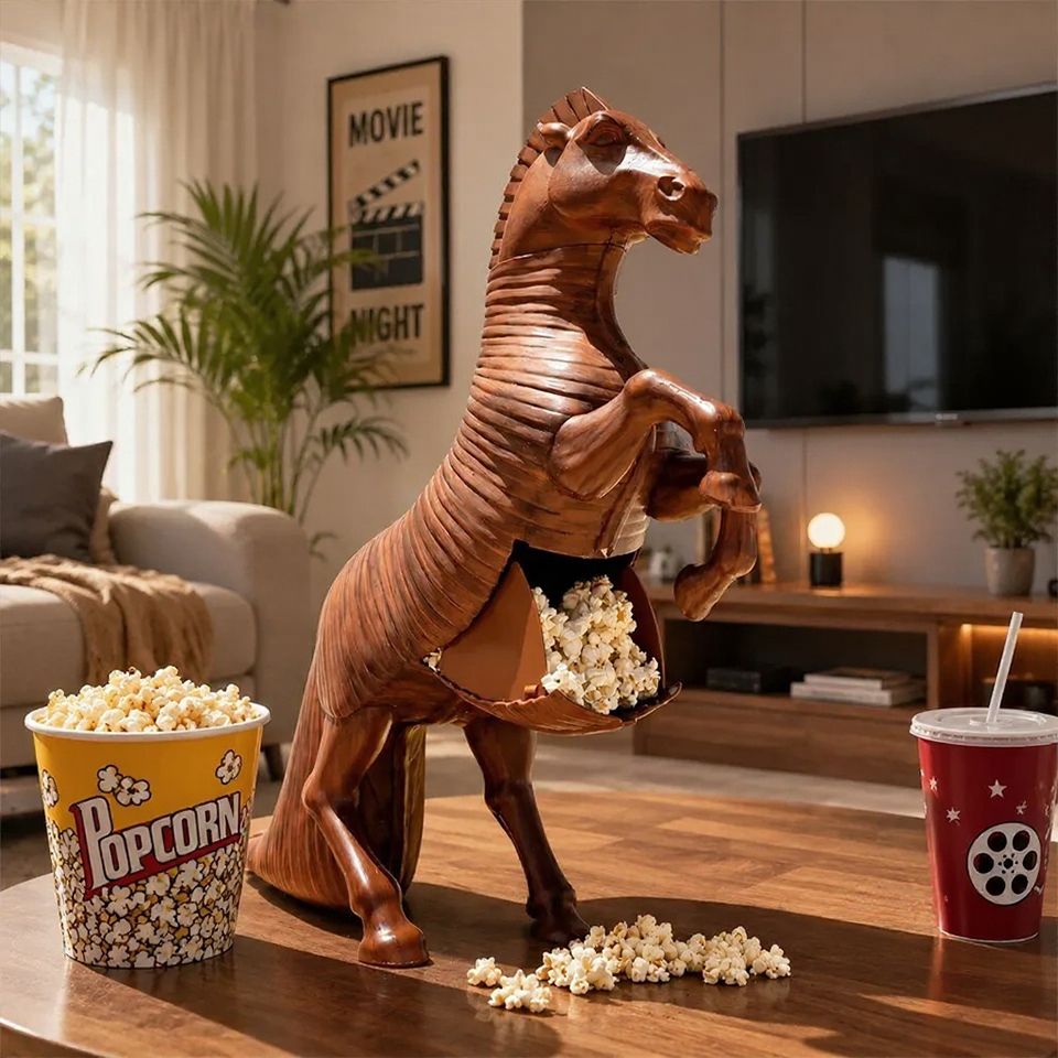 The Odyssey Movie Trojan Horse Popcorn Bucket