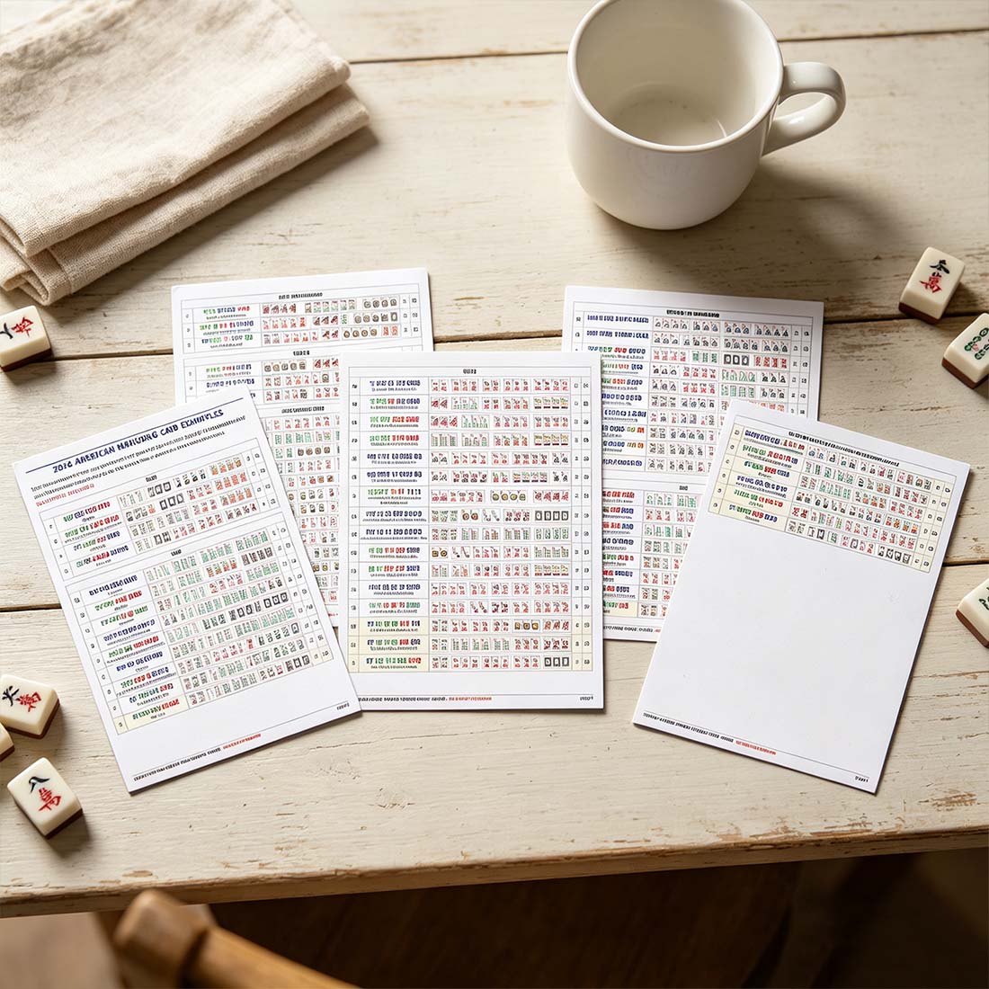 Mahjong 2026 Cheat Sheet 2026 Mahjong Hands Beginner Mahjong Help NMJL 2025 Card Reference American Mahjong Mahjong Gift