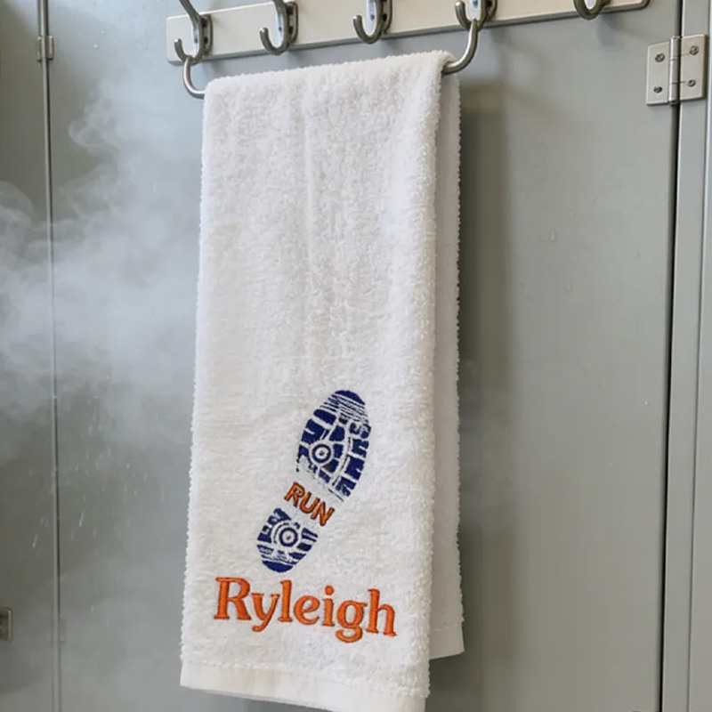Personalized GYM Towel Sports Embroidered Running Towel Hand Towel Workout Fitness Runner Gym Lover Gift