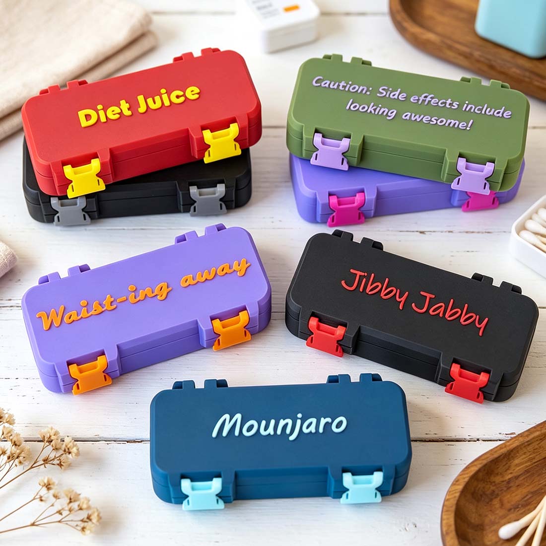 Mounjaro KwikPen Hardshell Travel Case Custom Colour Personalization Available