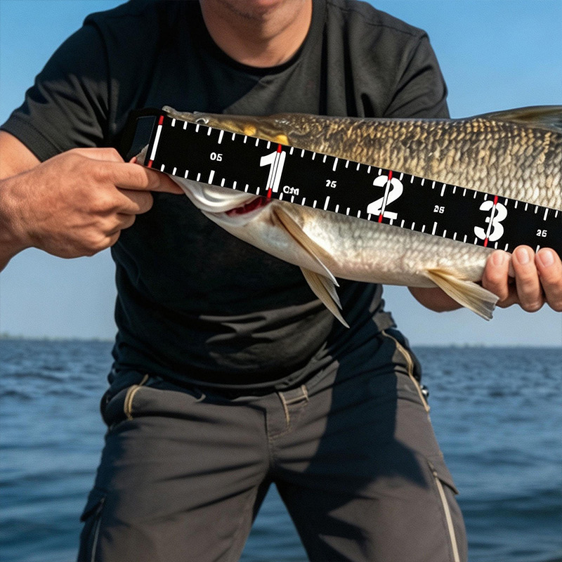 Personalized Dad Fishing Measuring Tape Retractable Fish Ruler Custom PVC Lure Fishing Measure Portable Angler Tool Gift for Fishermen