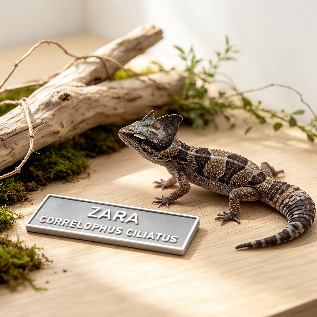 Personalized 3D-Printed Multicolor Magnetic Lizards Snakes Spiders Vivarium Name Sign