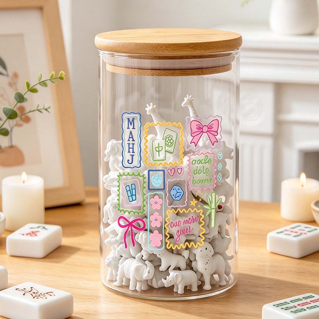 Mahjong Trinket Holder Mah Jongg Trinket Container Decor