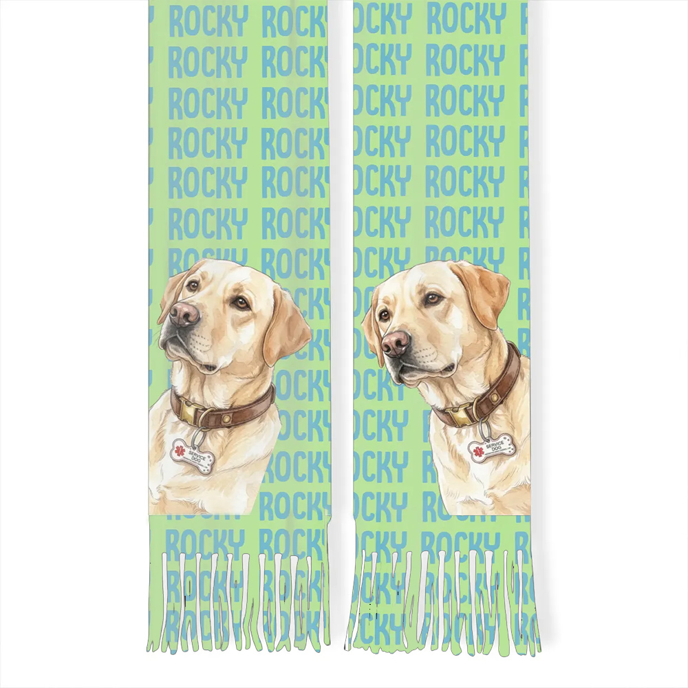 Personalized Scarf Pet Lover Watercolor Pet Lover Gift