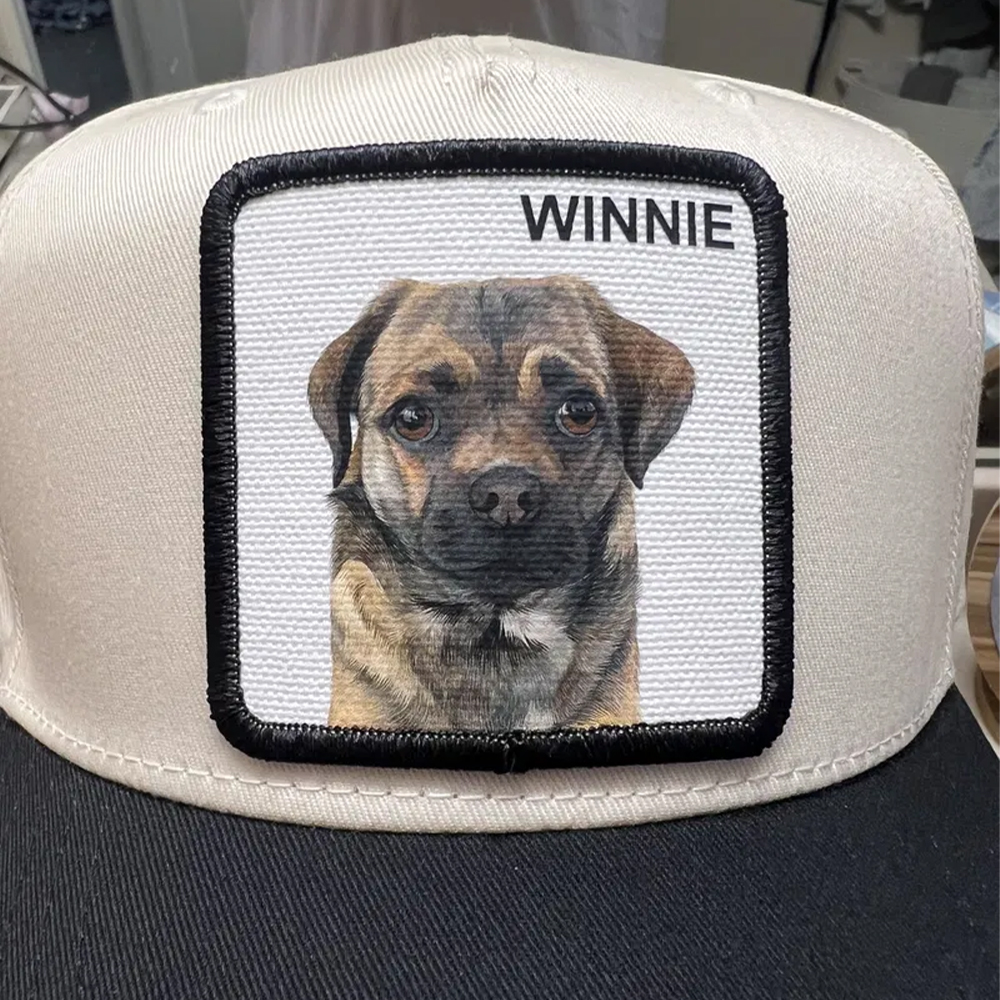 Personalized Vintage Pet Portraits Trucker Hat Pet Lover Gifts