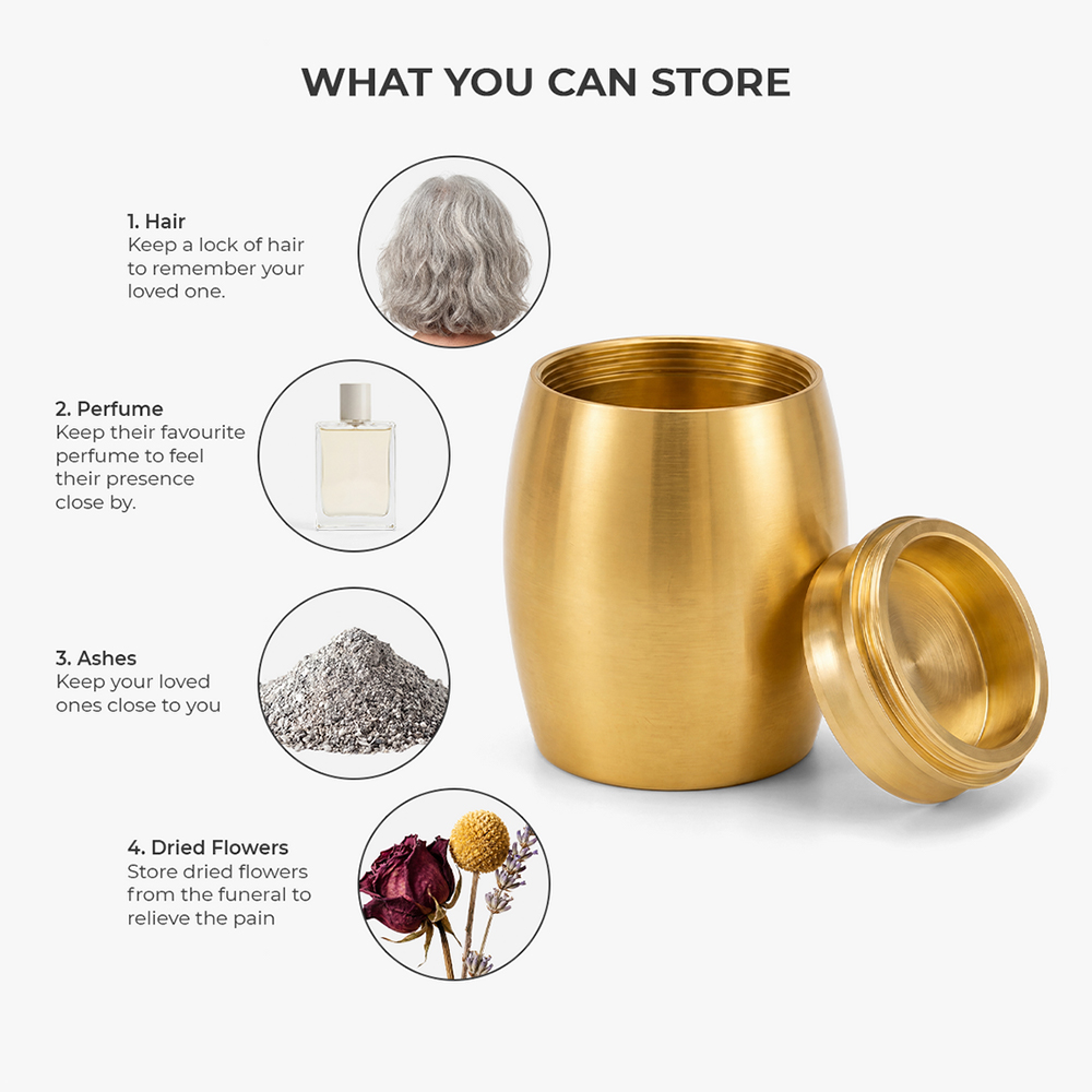Personalised Memorial Urns for Loss of Mum/Dad - I'm Always With You Mini Urn