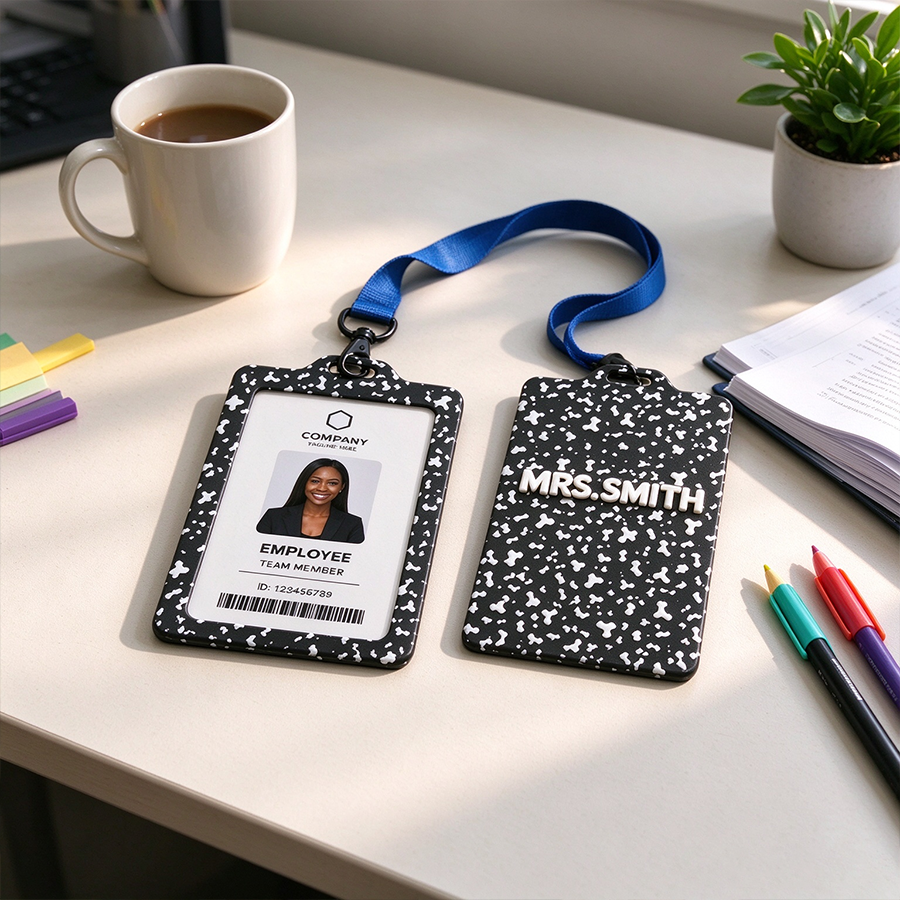 Personalized 3D Print Badge Holder Teacher Bundle Gift