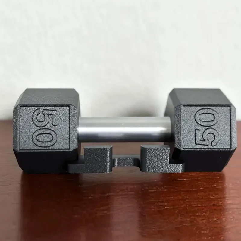 Personalized Stay Fit Focused Dumbbell Phone Stand for Desk Perfect Gift for Personal Trainer or Fitness Enthusiast Gym Lovers
