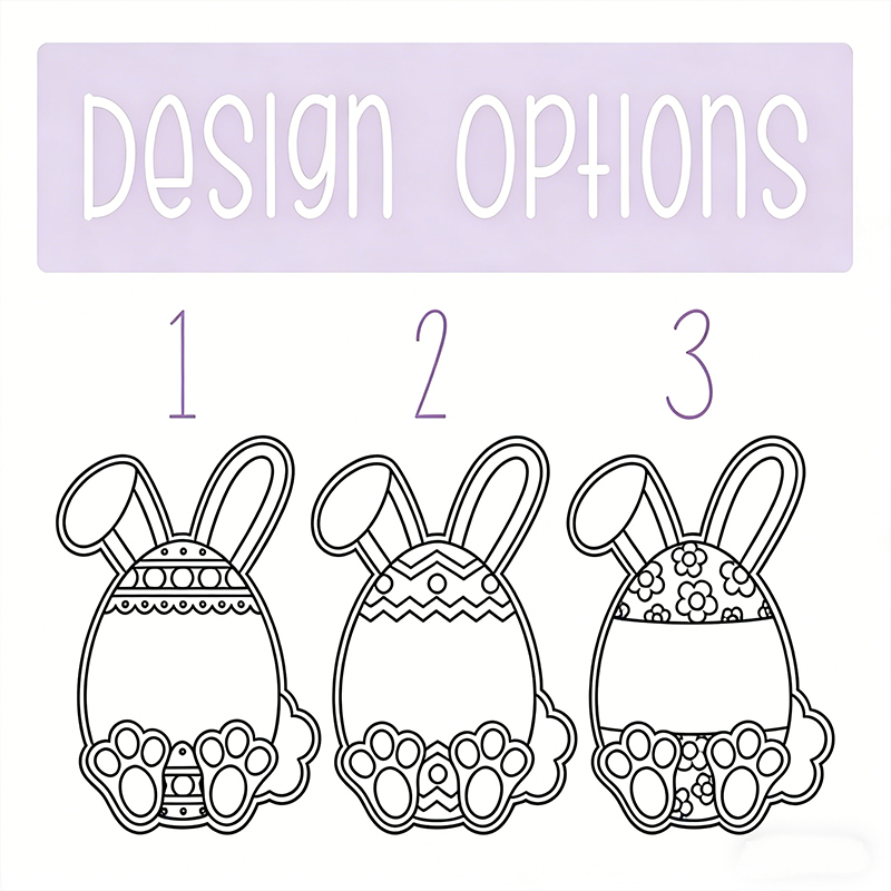 Personalized Easter Bunny Color Kit Custom Name Wooden Easter Egg Kids DIY Paint Set Easter Basket Stuffer Gift for Kids Toddler Craft Wood Bunny Craft