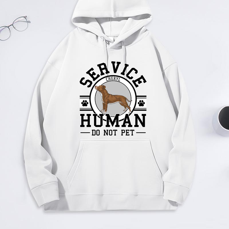 Personalized Dog Lover Service Human Classic Hoodies