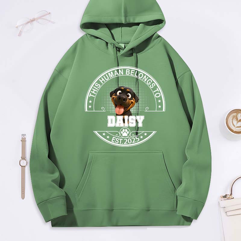 Personalized Dog Lover Belongs to My Dog Baby Hoodies