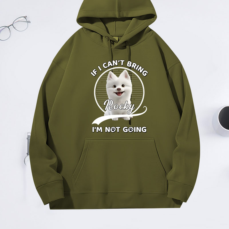 Personalized Dog Lover Not Going Without My Dog Hoodies