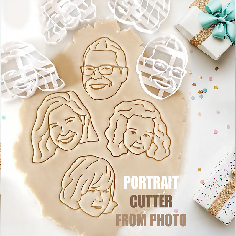 Personalized Face Cookie Cutter From Photo Funny Cookie Gift Wedding Gift Custom Face Photo Gift Face Cookie Cutter 