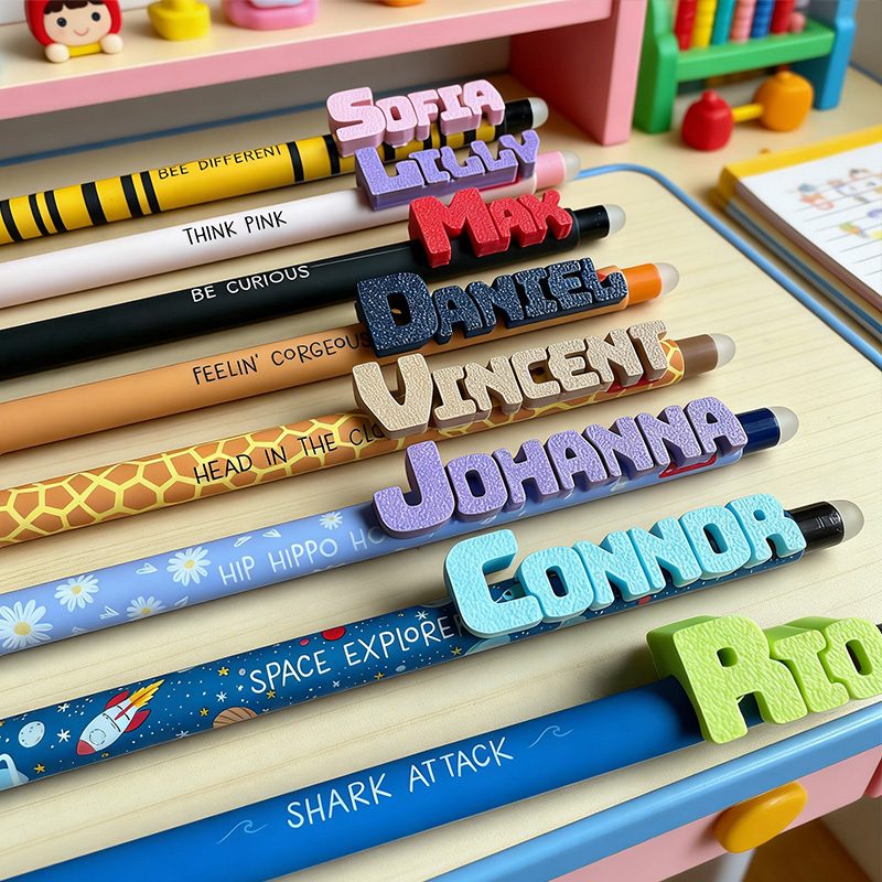 Personalized Clip with/without LEGAMI pen gift for kids perfect for starting school for the school cone as a birthday present or souvenir