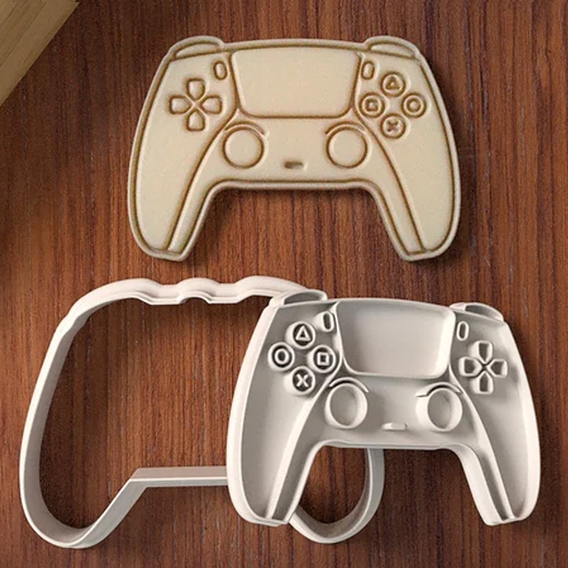 Personalized Game Controller Cookie Cutter 3D Printed Baking Supplies Fondant Tool Craft Stamp for Gamer Geek Lover