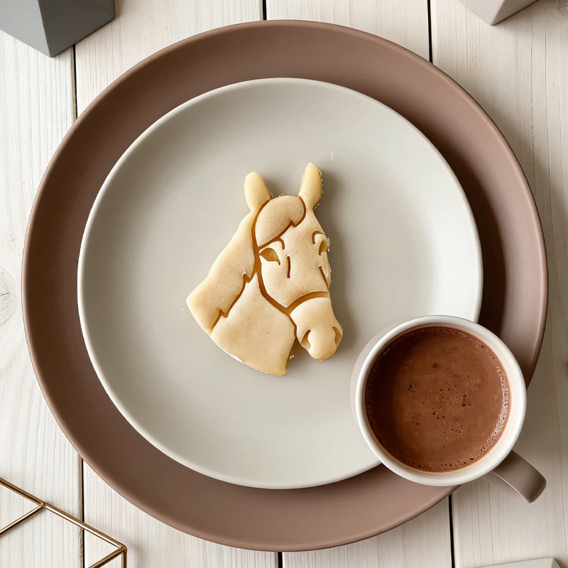 Personalized Horse Cookie Cutter Gift For Horse Lover Barn Owner Cutter 3D Printed Baking Supplies Fondant Tool Craft Stamp for Riding Lovers