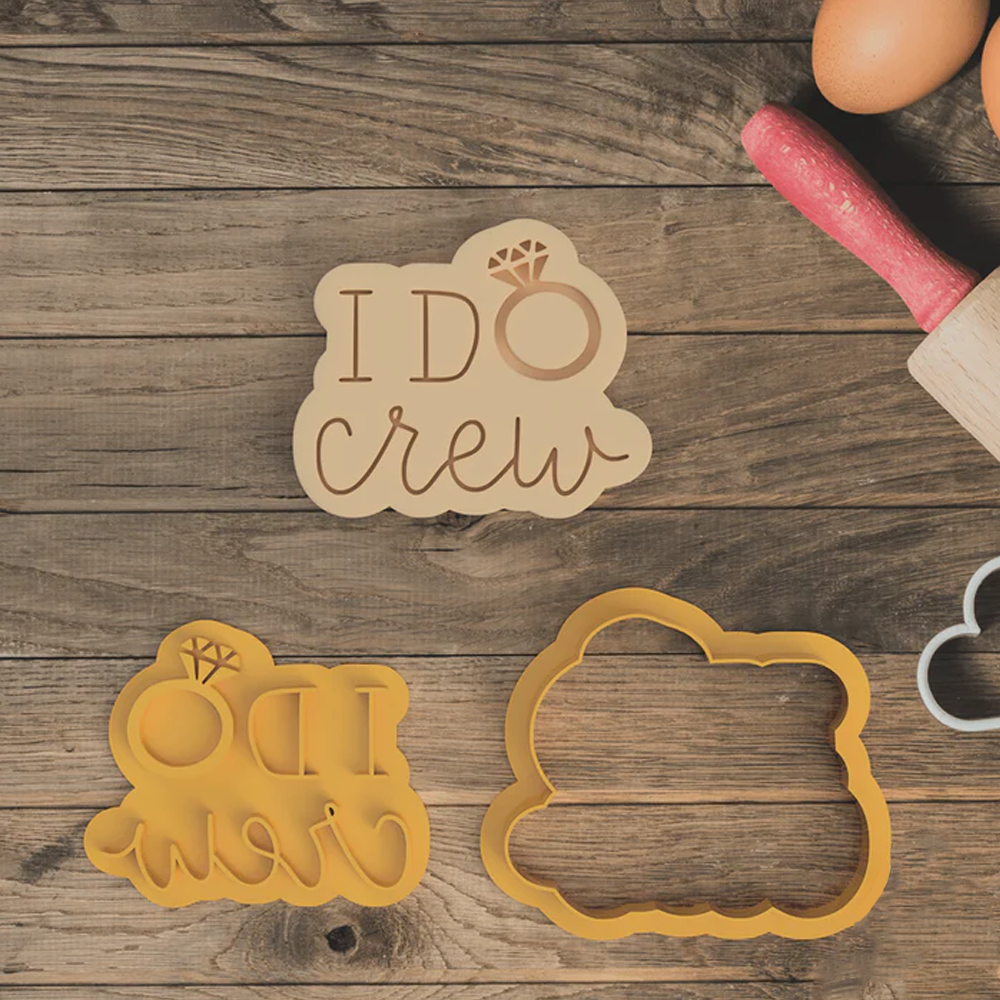 Personalized Wedding Cookie Cutter Bride To Be Embosser Molds Perfect for Bridal Showers or Wedding Baking