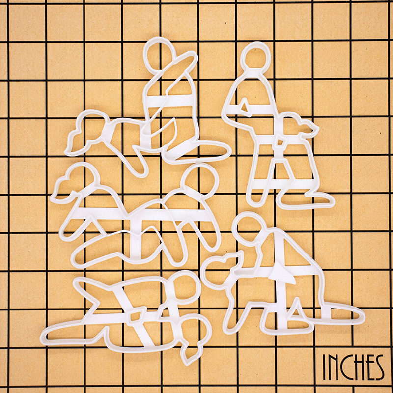 Personalized Funny Sex Position Cookie Cutters Valentine's Day Gift for Couple
