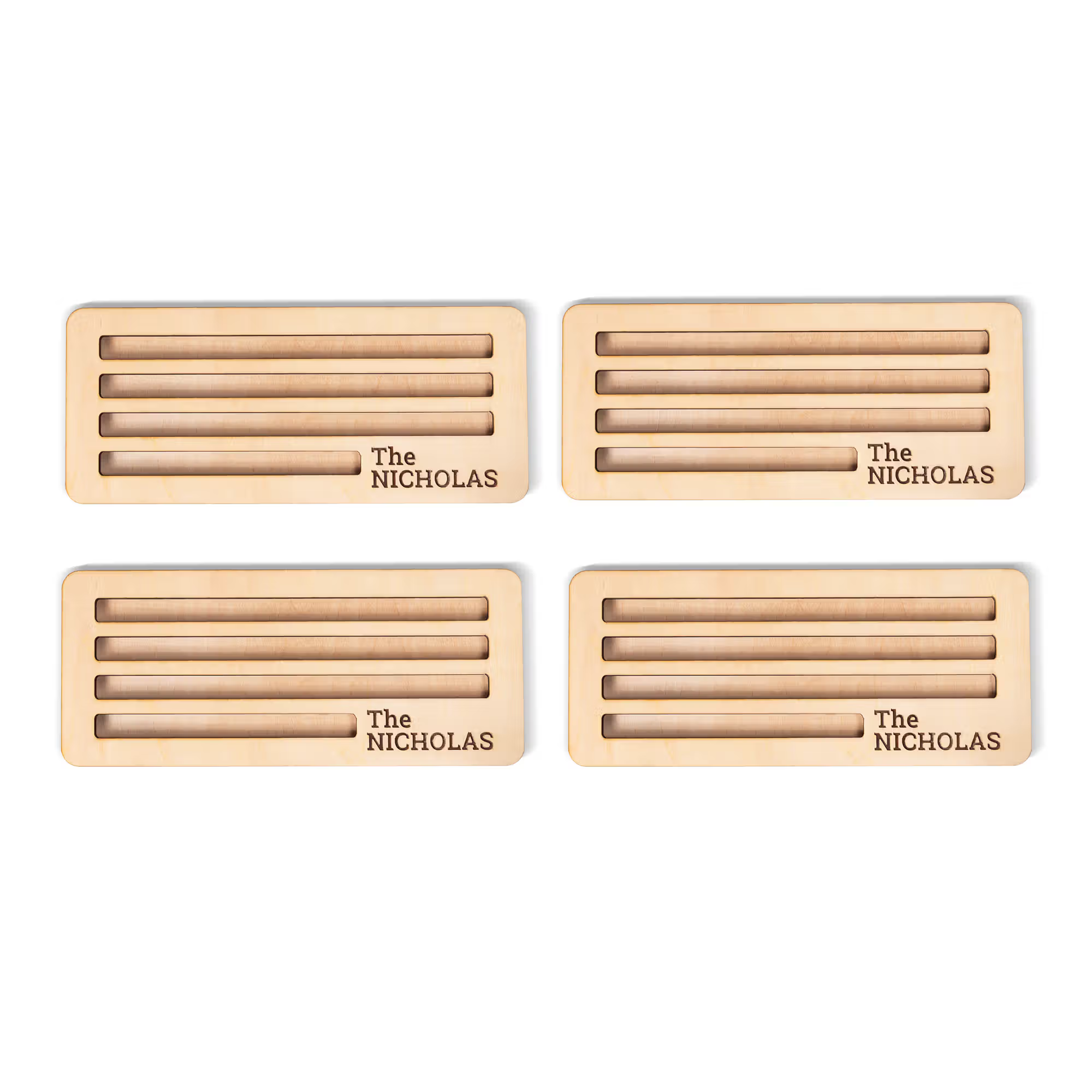 Custom Wooden Mexican Train Domino Hub & Holder - Engraved Basswood Set 11 or 15 Holder, Gift for Family