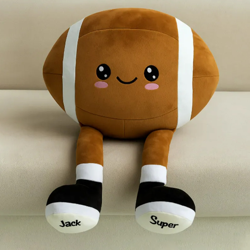 Personalized Soccer Plush Dolls with Custom Name for Kids