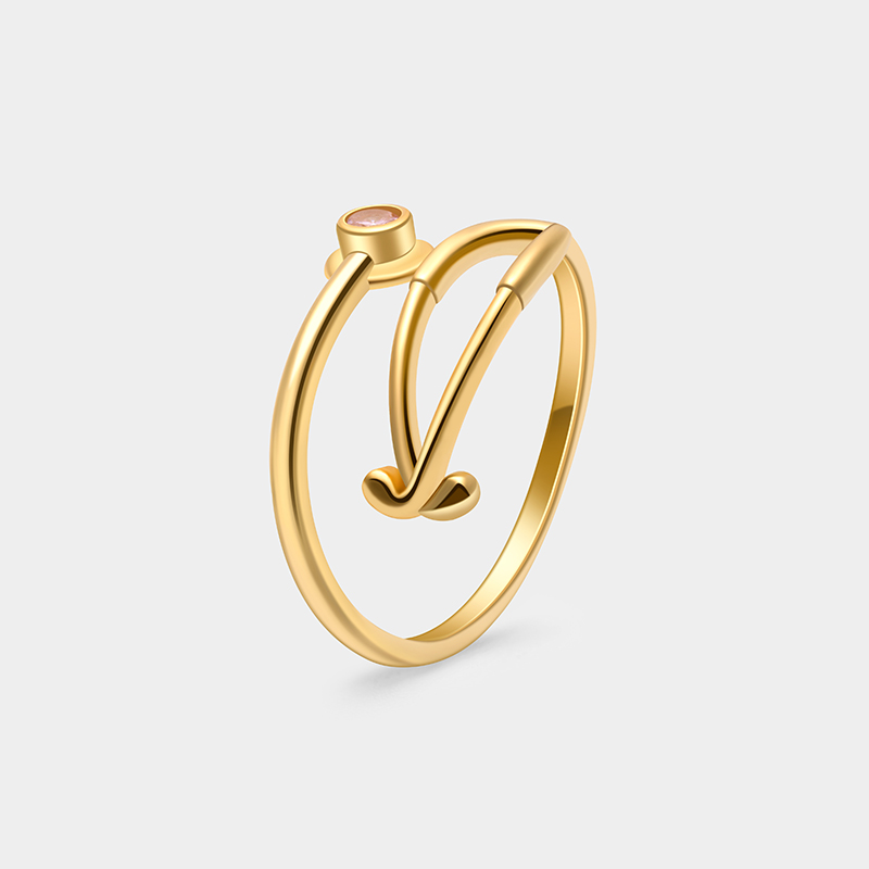 Personalized Adjustable Stethoscope Ring – Custom Name and Birthstone Sterling Silver Open Ring 925 Sterling Silver Gifts for Her