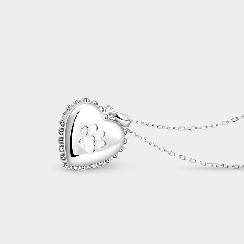 Personalized  Custom Engraved Pet Photo Locket Heart Necklace with Initials and Pet Image 925 Sterling Silver Gifts for Her
