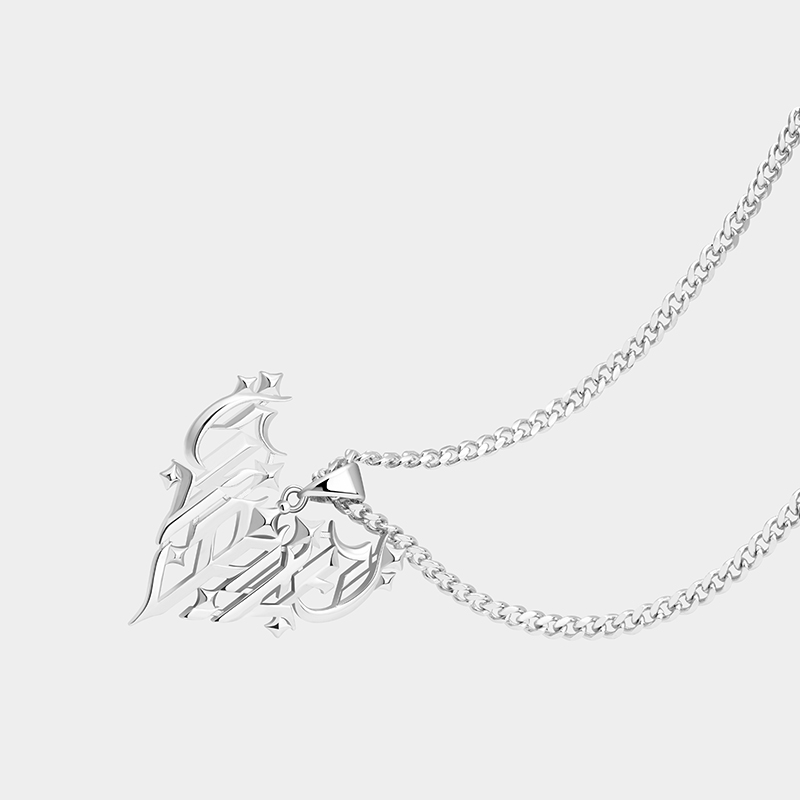 Gothic Style Personalized Name Pendant Necklace – Customizable Intricate Design for a Bold Statement