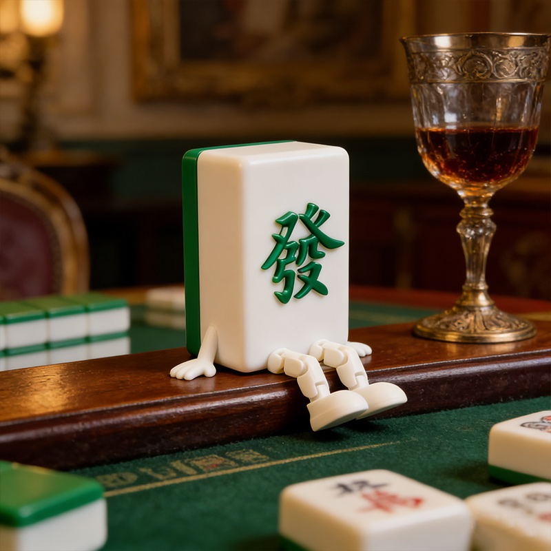 Personalized Mahjong Decor with Dangling Legs Gifts for Mahjong Enthusiasts