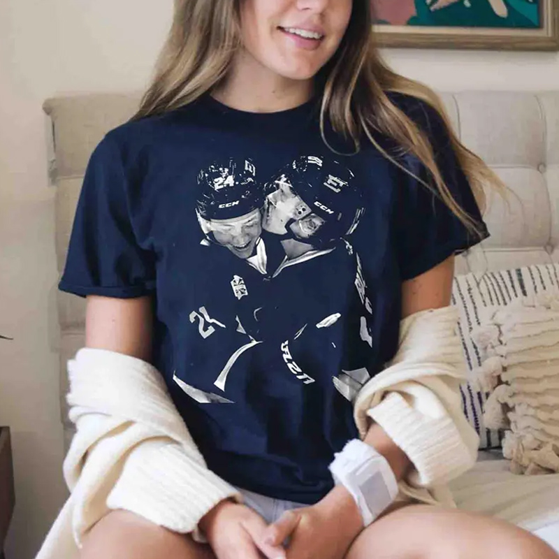 Personalized Hockey Romance Design T-Shirt TV Inspired Shirt Kiss Face Fans Gift