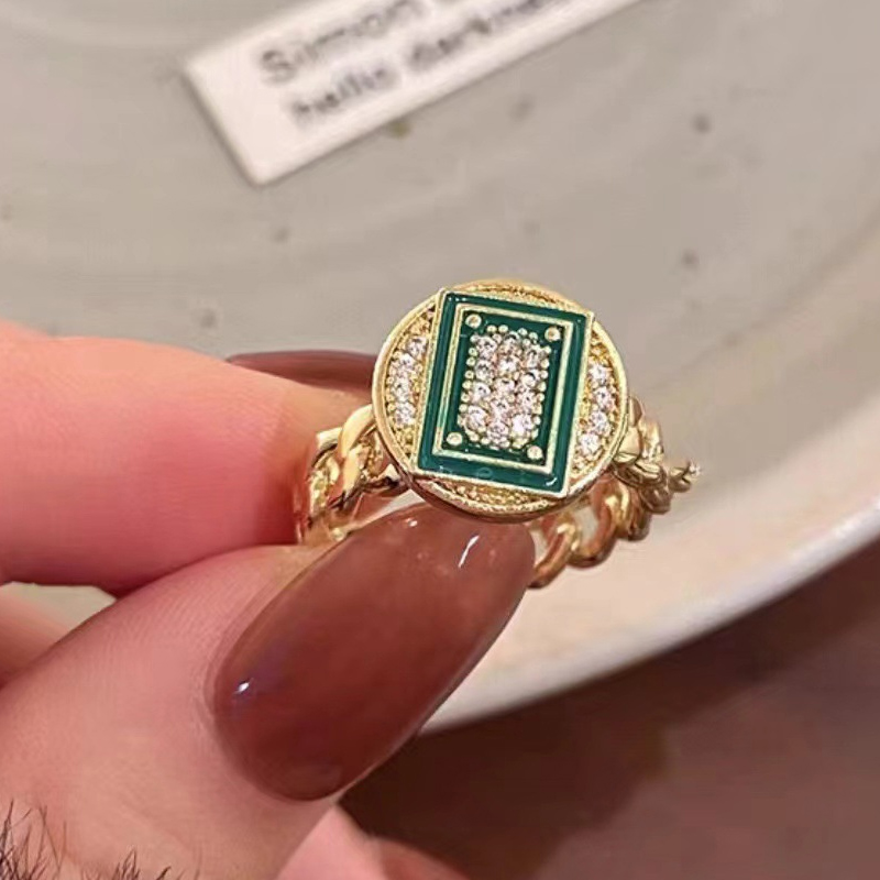 Personalized Mahjong Ring Dragons Ring Mahjong Lovers