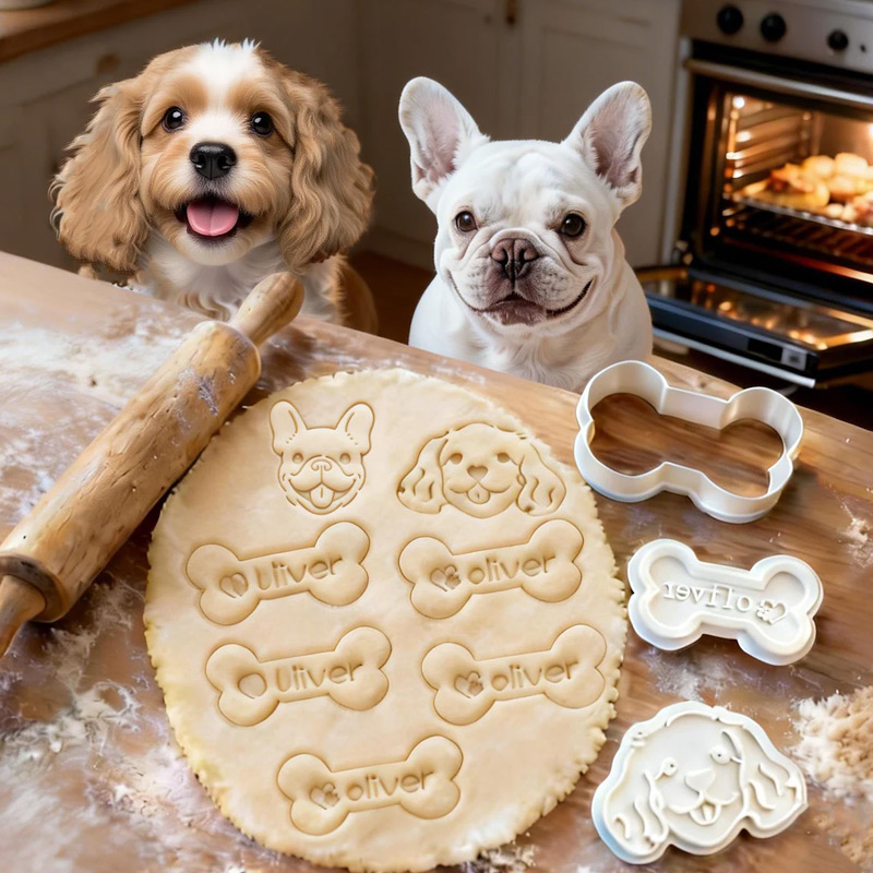 Personalized Pet Face Cookie Cutter from Photo Baking Mold for Dog and Cat Lovers