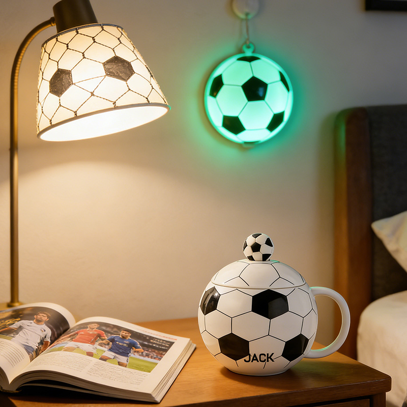 Personalized Soccer Mug Ceramic Coffee Mug Soccer Mug with Custom Name Gift for Soccer Lovers