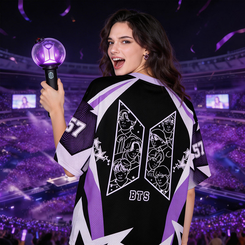 K-Pop Group Mesh Jersey K-Pop Jersey K-Pop Fan Merch Concert Outfit