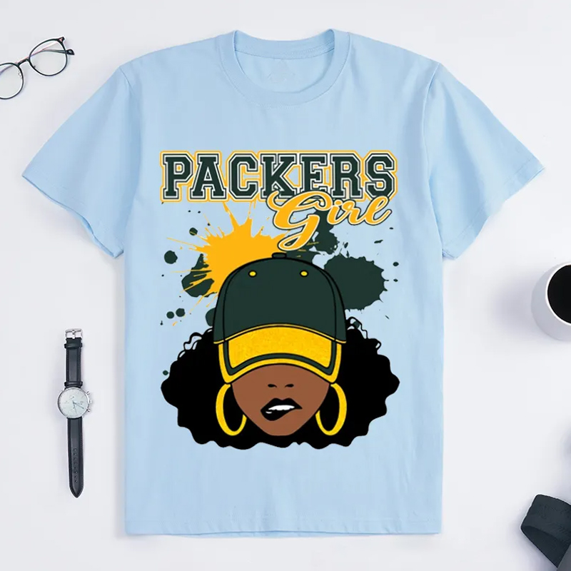 Personalized Football Cheerleading T-shirt Girl with Hat with Custom Team Name for Football Cheerleading Lovers