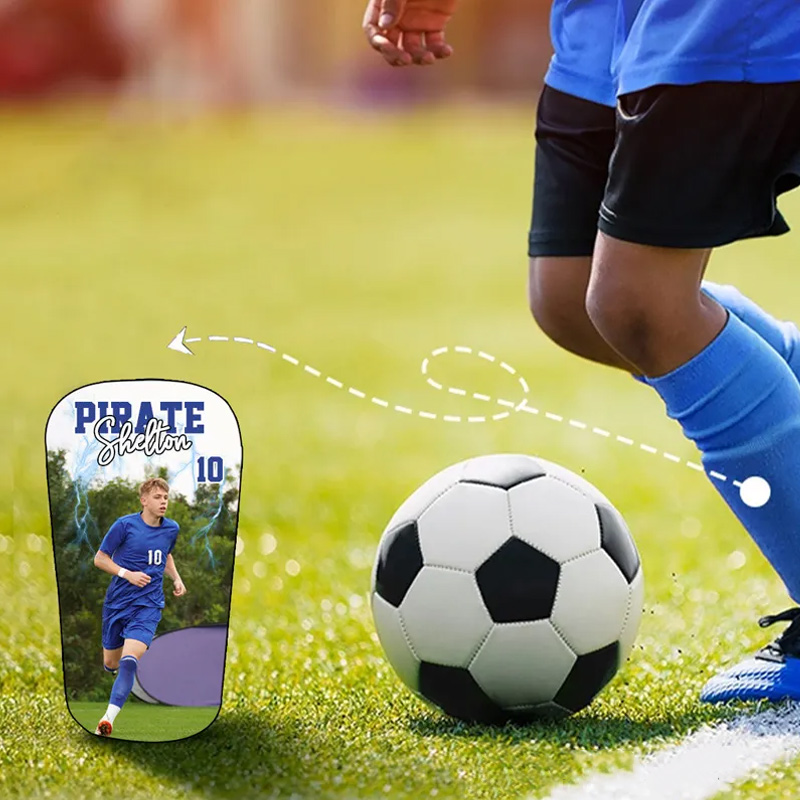 Personalized Shin Guards Custom Name and Photo Gifts for Soccer Lovers