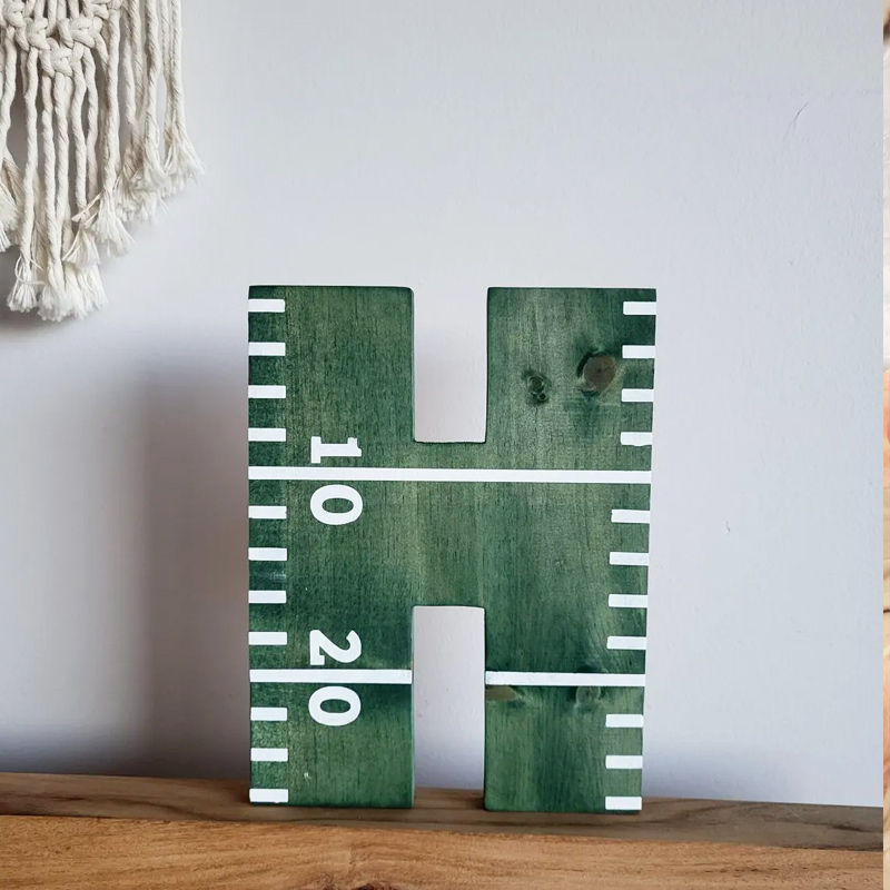 Personalized Wooden Sports Name Sign Sports Letter Wall Decoration Custom Letter