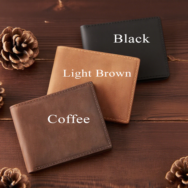 Personalized Jesus Made Me A Fisher of Men Leather Bifold Wallet with Custom Name Christian Fishing Multi Pocket Wallet Religious Gift for Men Dad