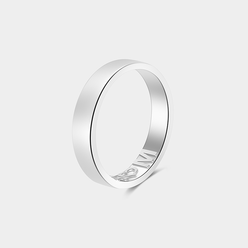 Personalized Love Imprint Seal Ring 925 Sterling Silver