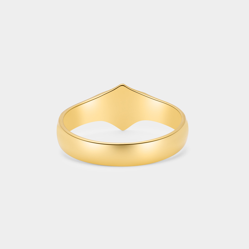 Personalized Sterling Silver Monogrammed Shield Signet Ring Jewelry Gift Gift for Him