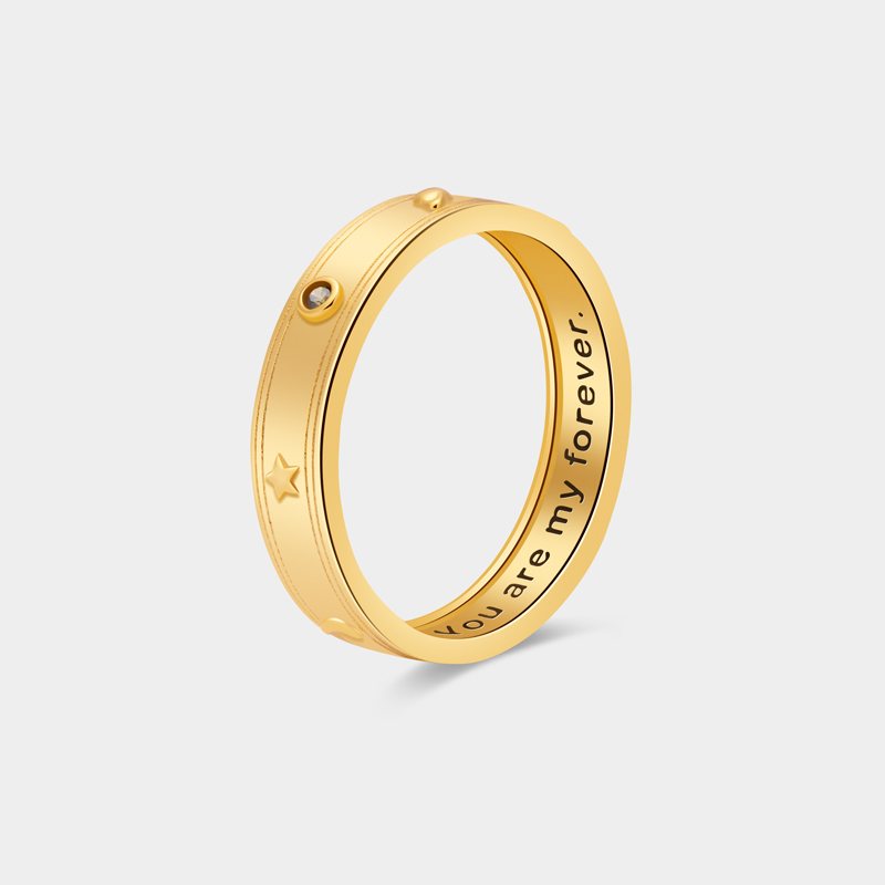 Personalized Sterling Silver Sun Moon Star Couple Rings with Custom Detail Perfect Gifts for Couples Ideal for Valentine's Day Wedding Anniversary