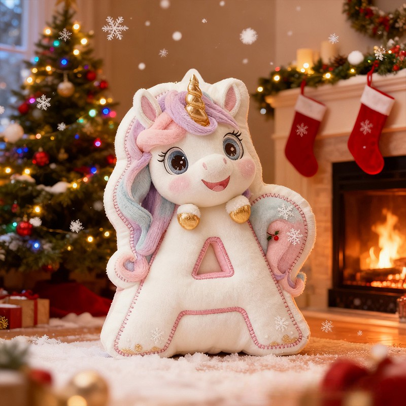 Personalized Dream Horse Pillow with Colorful Mane and Magical Design for Whimsical Decor and Enchanting Holiday Gifts Graphic 3D Print Pillow