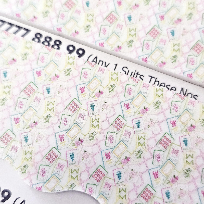 Personalized "The Classic Tiny Tiles"  Mahjong Practice Board Mahjong Scoreboard for Learning and Scoring