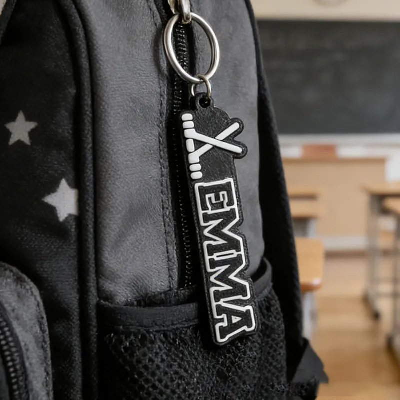 Personalized Ice Hockey Keychain with Custom Name Perfect for Fans