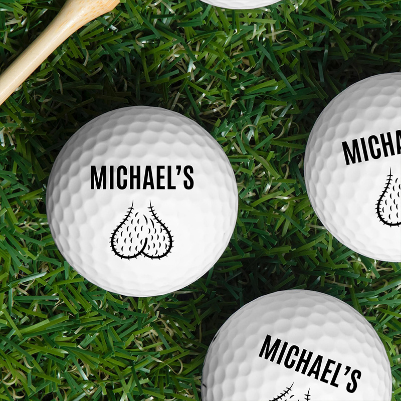 Personalized Funny Golf Balls with Custom Name Christmas Gift Golf Gifts for Men