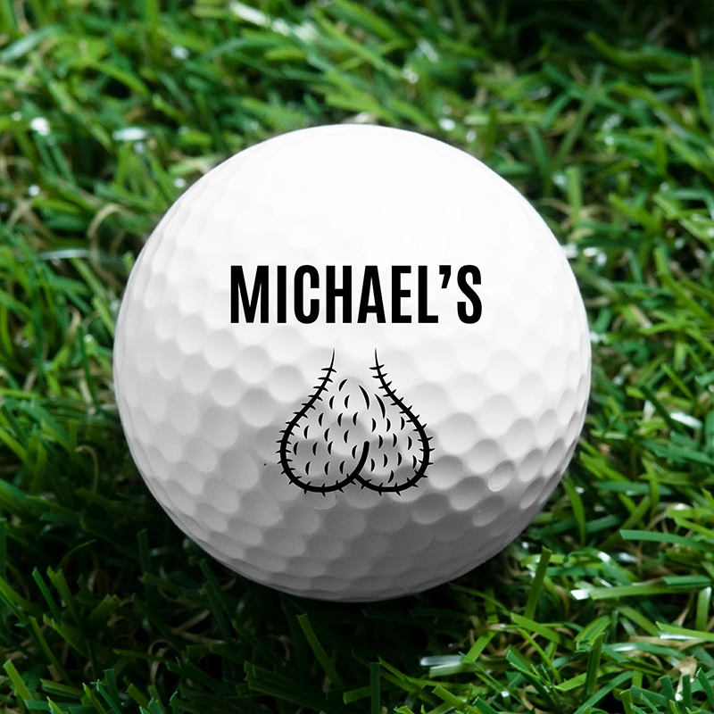 Personalized Funny Golf Balls with Custom Name Christmas Gift Golf Gifts for Men