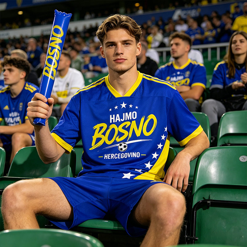 Personalized Bosnia Zmajevi Soccer Competition Jersey 2026 Zmajevi Bosnian Soccer Game Day Outfit Balkan Sports Fan Gift