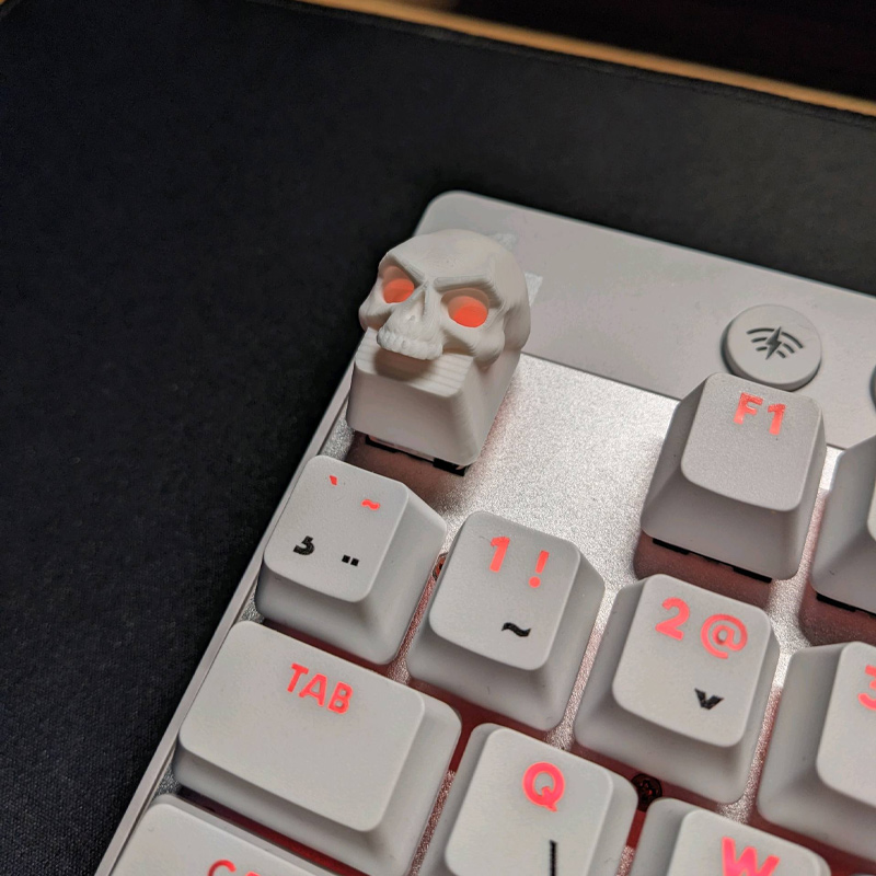 3D Printed Skull Keycaps Keyboard Decoration Computer Game Enthusiast Gift for Your Boyfriend