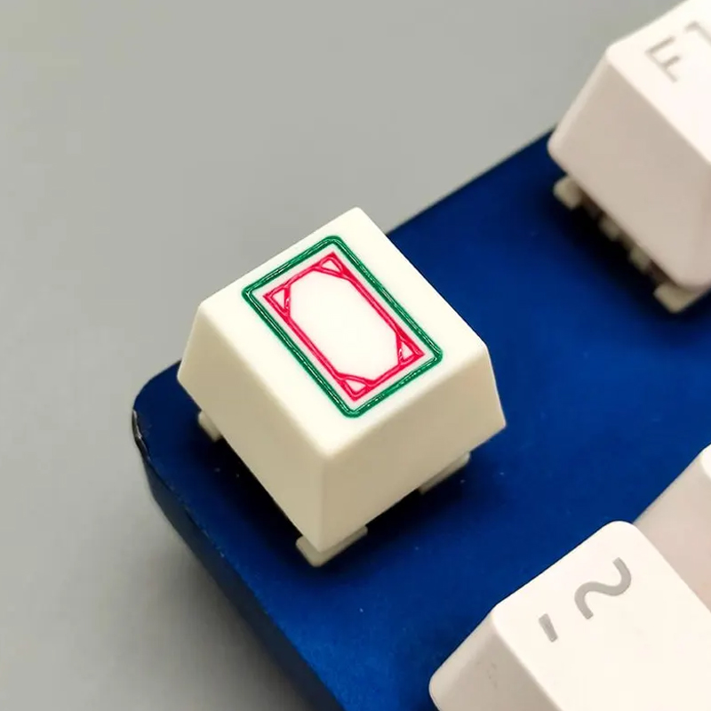 3D Printed Mahjong 中發白 Keycaps A Gift for Mahjong Enthusiasts