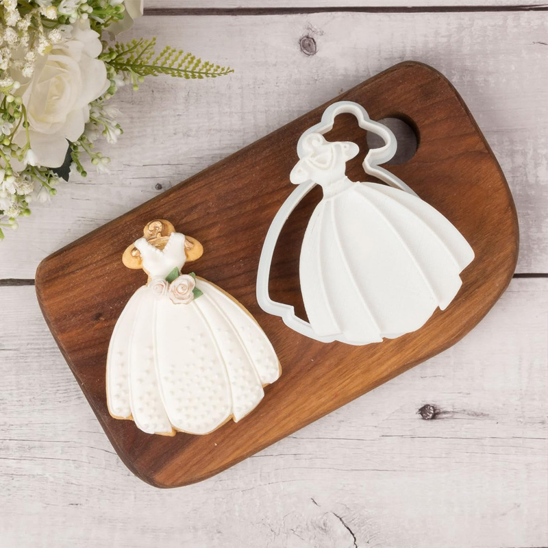 Personalized Wedding Cookie Cutters Tuxedo Wedding Dress Diamond Ring Cookie Cutters